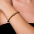 Chanceux | Or 18 carats | Bracelet à breloques dés en cristal